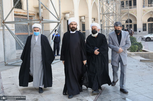 مراسم تشییع و خاکسپاری مرحوم حاج عیسی جعفری در حرم امام خمینی(س)