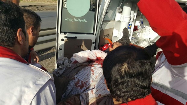 واژگونی خونین خودروی هلال احمر در شیروان