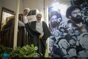 دیدار معاون محترم تبلیغ و امور فرهنگی حوزه علمیه با سید علی خمینی