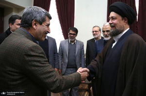 دیدار رییس دانشگاه آزاد اسلامی با سید حسن خمینی