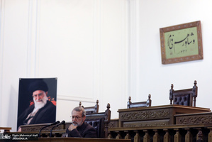 نشست رسانه ای علی لاریجانی رئیس مجلس شورای اسلامی