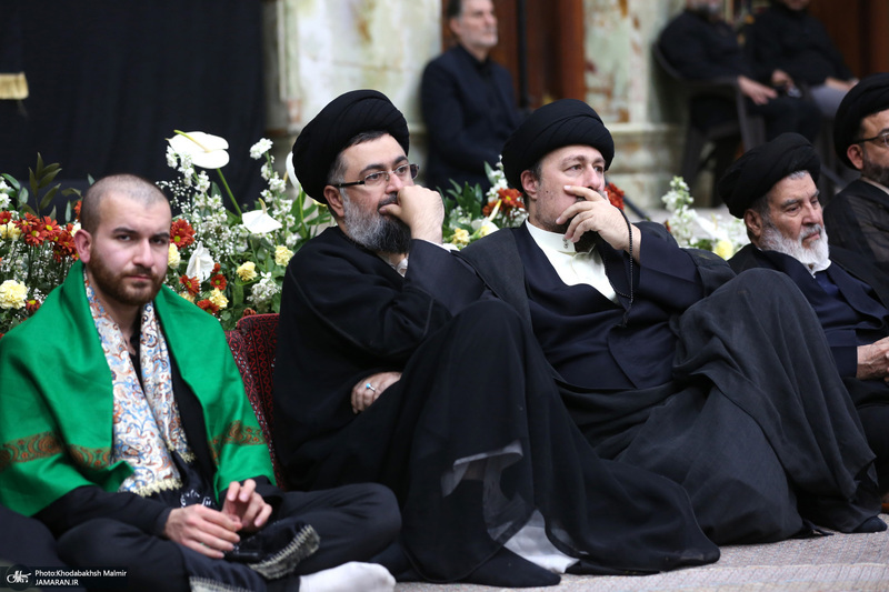 مراسم عزاداری شب شهادت حضرت زهرا(س) در حرم امام خمینی(ره) برگزار شد