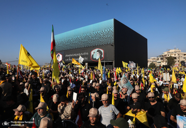 مراسم اولین سالگرد شهادت سید حسن نصرالله(ره) - 1