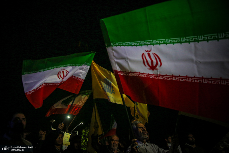 کارزار محاکمه عوامل آمریکایی - صهیونی در حمله به کودکان میناب در مقابل دفتر سازمان ملل