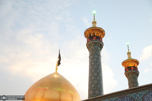 مراسم تعویض پرچم حرم حضرت معصومه (س) در شب اول ماه محرم‎‎