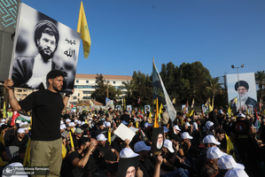 مراسم اولین سالگرد شهادت سید حسن نصرالله-1