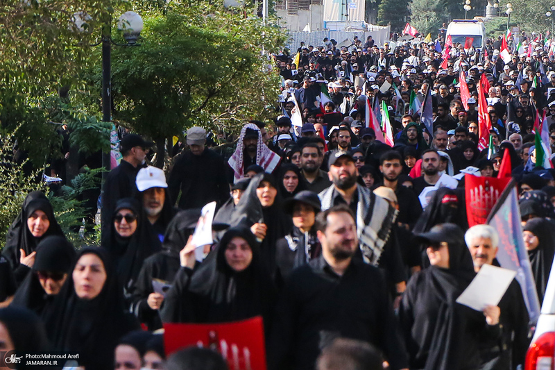 مراسم وداع با رهبر شهید انقلاب در مصلی تهران -2