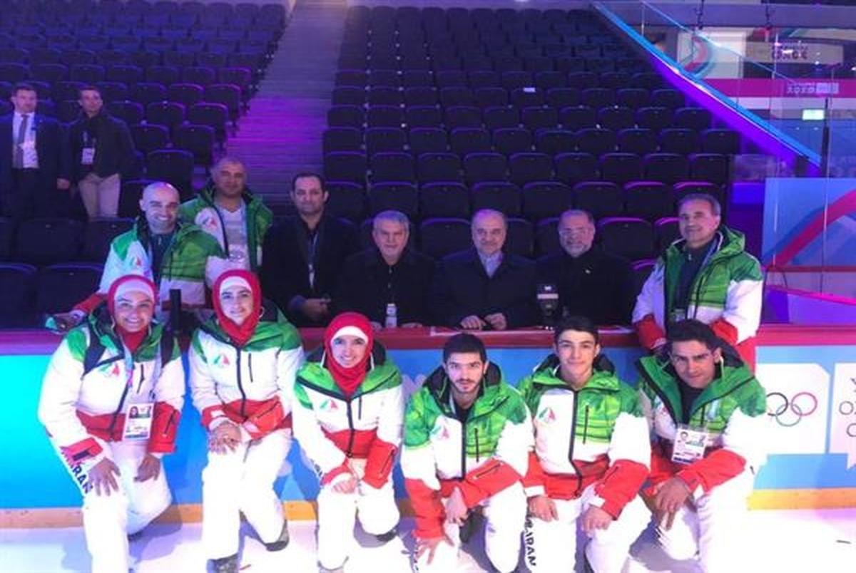 دیدار مسئولین ورزشی ایران با کاروان اعزامی به المپیک زمستانی نوجوانان