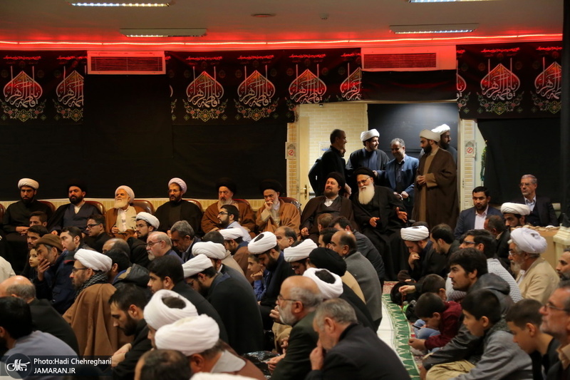 حضور سید حسن خمینی در مدرسه علمیه آیت الله العظمی خوانساری(ره)