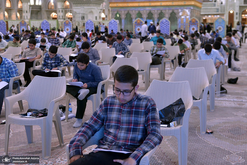 آزمون ورودی حوزه علمیه استان تهران در حرم امام خمینی (س)