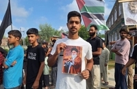 راهپیمایی در حمایت از رهبر انقلاب در کشمیر ھند  (5)