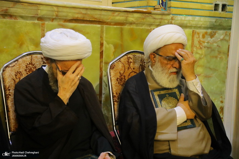 مراسم بزرگداشت همسر مرحوم آیت الله سید حسن طاهری خرم آبادی 