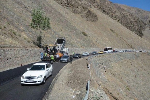 بهسازی جاده کرج - چالوس تا دی ماه ادامه دارد