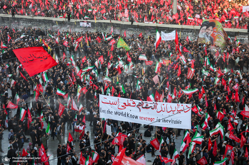 دومین روز مراسم وداع با رهبر شهید انقلاب در مصلای تهران