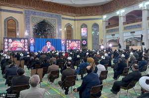 سخنرانی رهبر معظم انقلاب در ارتباط تصویری با مردم آذربایجان شرقی