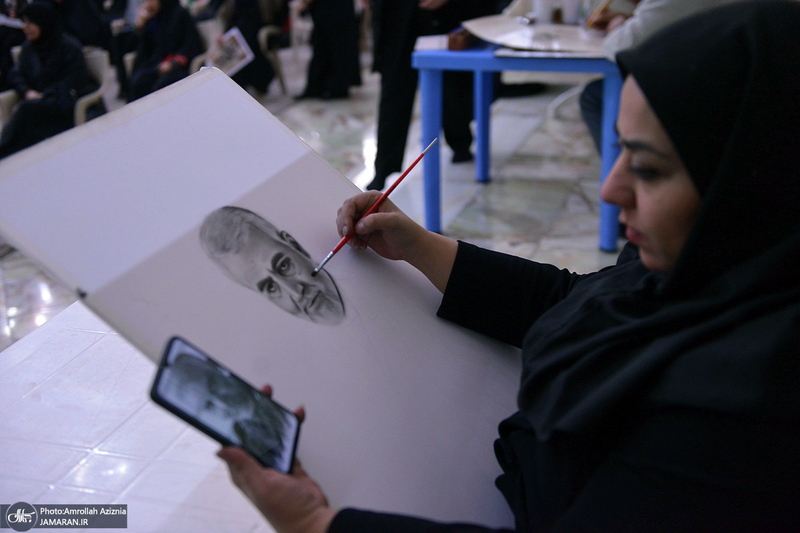 اجتماع بزرگ کارگران به مناسبت سالگرد شهادت حاج قاسم سلیمانی در حرم امام خمینی (س)