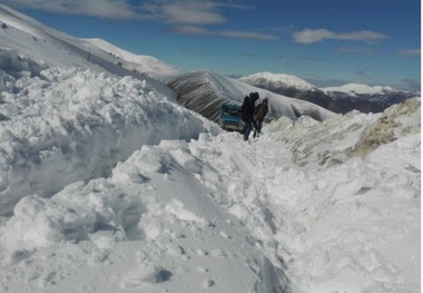 راه 3 روستای شهرستان ورزقان همچنان مسدود است