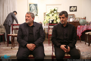 حضور شخصیت های علمی، فرهنگی و سیاسی در منزل آیت الله هاشمی رفسنجانی(ره)