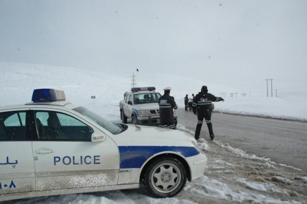 جاده نودشه به مریوان به علت بارش برف مسدود شد