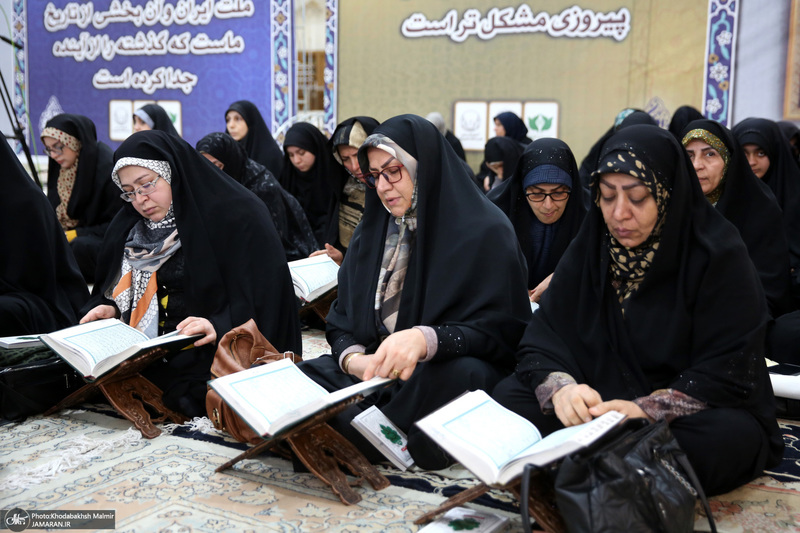 آیین افتتاحیه مرکز فعالیت‌های قرآنی در حرم مطهر حضرت امام خمینی (س)