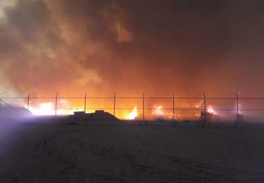 خشکی هورالعظیم، آتش را به خاک ایران کشاند