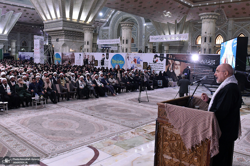 گردهمایی دانشجویان و طلاب بسیجی در حرم مطهر امام خمینی (س)