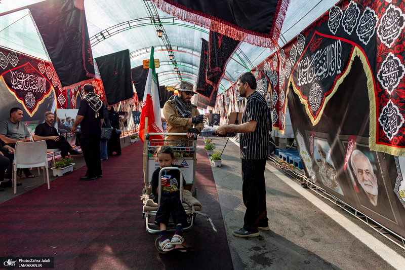 هم قدم با زائران اباعبدالله الحسین (ع)؛ مرز تمرچین