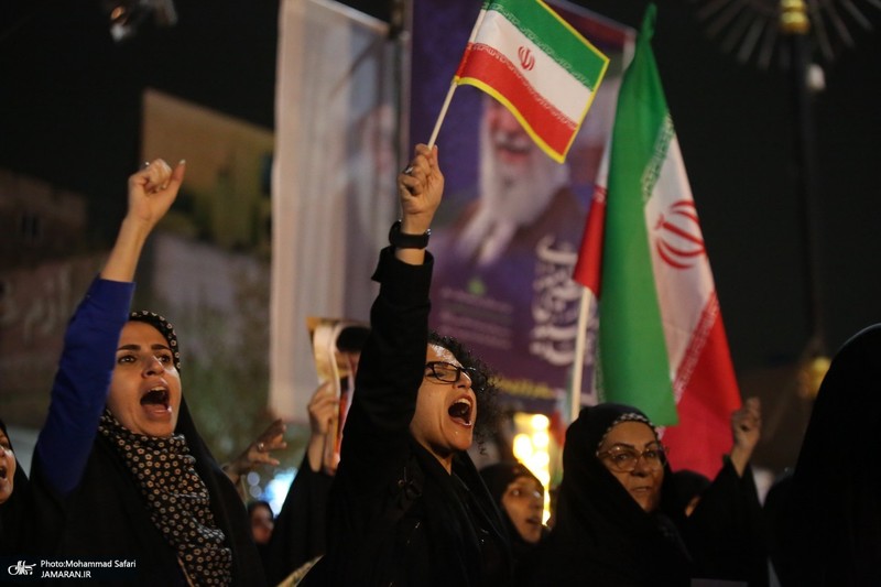 بیست و سومین شب اجتماع پرشور مردمى در رباط کریم