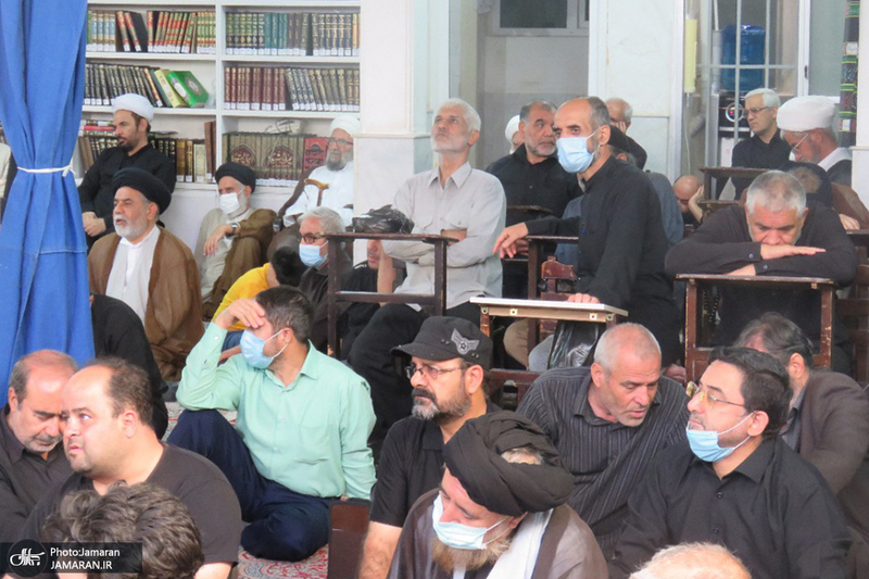 مراسم عزاداری اربعین حسینی در بیت مرحوم آیت الله العظمی صانعی (ره)
