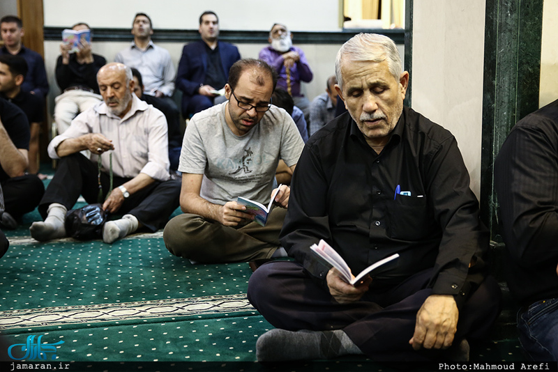 مراسم احیای شب بیست و یکم ماه مبارک رمضان در مسجد جامع جماران