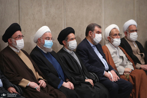 دیدار رمضانی مسئولان نظام با رهبر معظم انقلاب