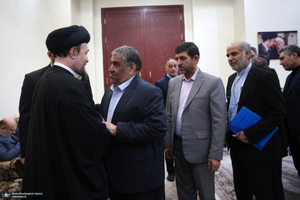 حاشیه دیدار نمایندگان مجلس با سید حسن خمینی