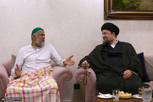 عیادت سید حسن خمینی از  حجت الاسلام سید محمود علوی