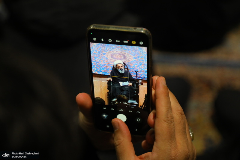 احیای شب بیست و یکم ماه رمضان در تکیه حاج سید حسن قم