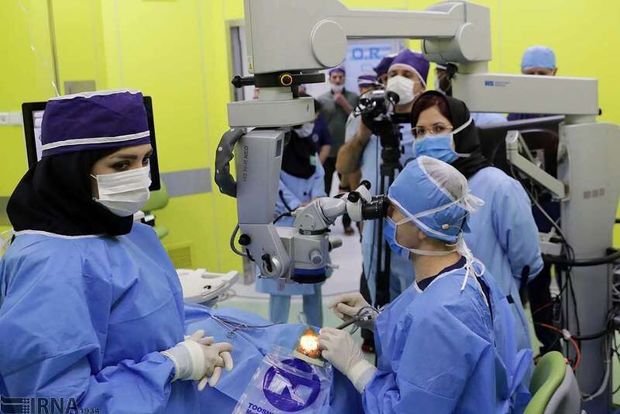 انجام نخستین عمل جراحی چشم در سردشت