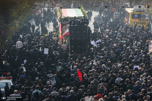 مراسم تشییع پیکرهای مطهر 100 شهید گمنام در تهران-5