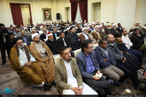 دیدار جمعی از میهمانان کنفرانس وحدت اسلامی با سید حسن خمینی