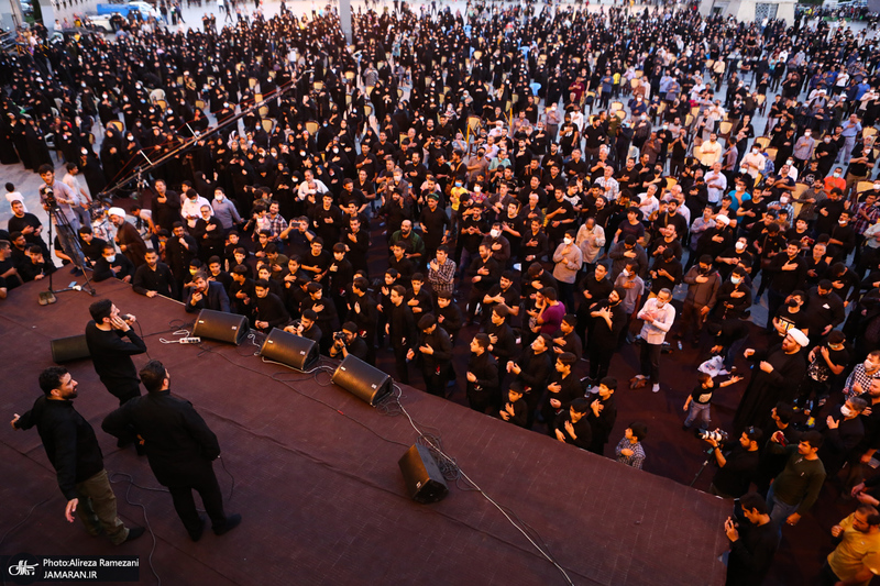 مراسم شهادت امام جعفر صادق (ع) در میدان امام حسین (ع)