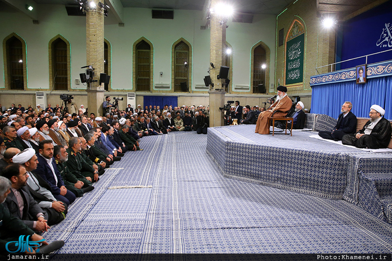 دیدار مسئولان نظام، مهمانان کنفرانس وحدت اسلامی و سفرای کشورهای اسلامی با رهبر معظم انقلاب 