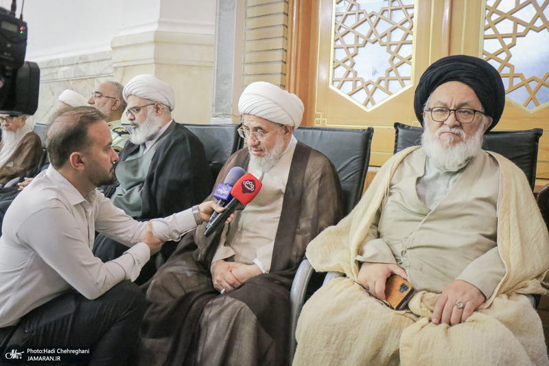 مراسم بزرگداشت آیت‌الله العظمی فیاض در حرم مطهر حضرت معصومه (س)