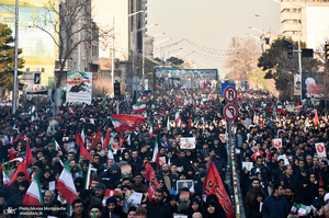 حضور میلیون ها تهرانی در تشییع پیکر مطهر سردار قاسم سلیمانی - 6 