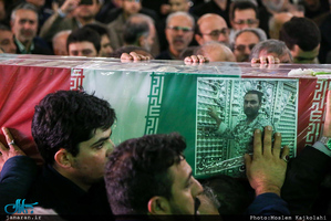 مراسم وداع و تشییع پیکر شهید مدافع حرم حمیدرضا ضیائی