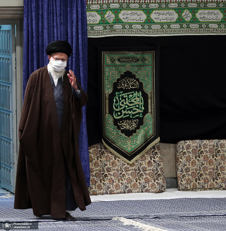 مراسم عزاداری رحلت رسول اکرم(ص) و شهادت امام حسن مجتبی(ع) با حضور رهبر معظم انقلاب