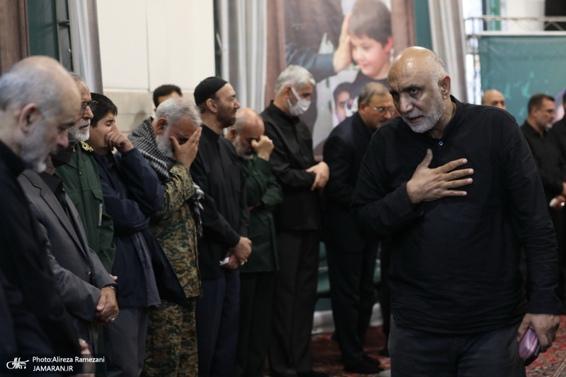 مراسم چهلمین روز شهادت سپهبد حسین سلامی