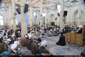 نخستین جلسه درس حضرت آیت الله العظمی وحید خراسانی در سال جدید تحصیلی