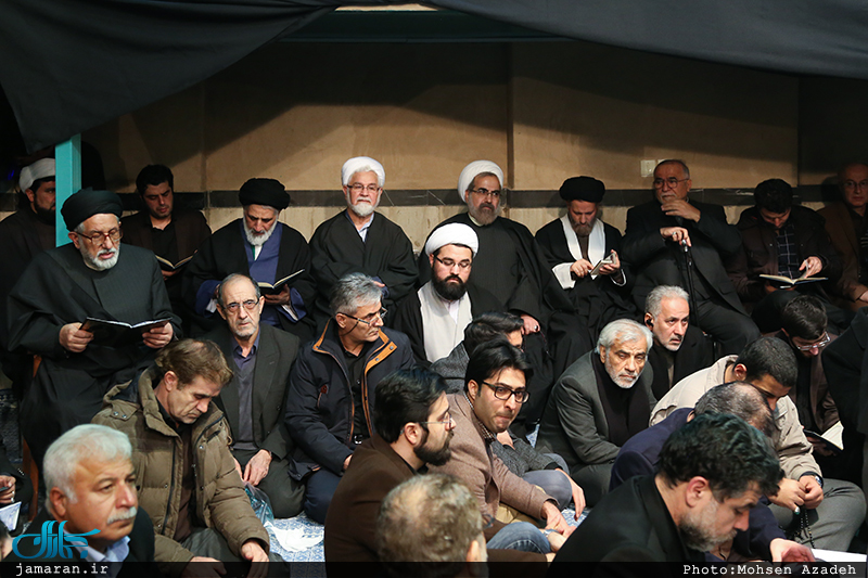  مراسم وداع با پیکر آیت الله هاشمی رفسنجانی(ره) در حسینیه جماران