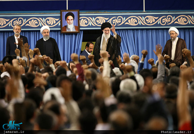 دیدار مسئولان نظام و سفرای کشورهای اسلامی با رهبر معظم انقلاب