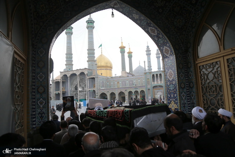 مراسم تشییع و خاکسپاری حجت الاسلام والمسلمین حاج شیخ عباس صالحی منش(ره)