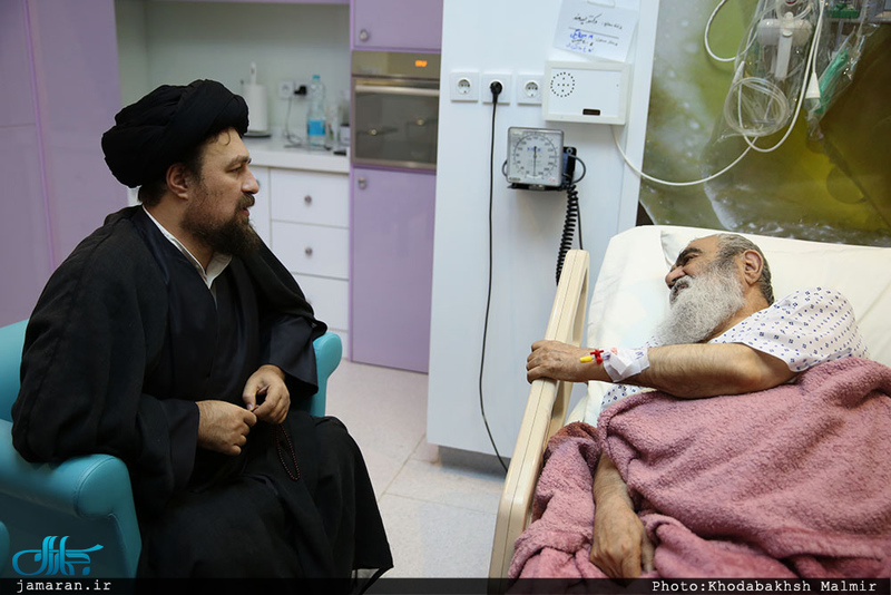 عیادت سید حسن خمینی از آیت الله العظمی مظاهری 