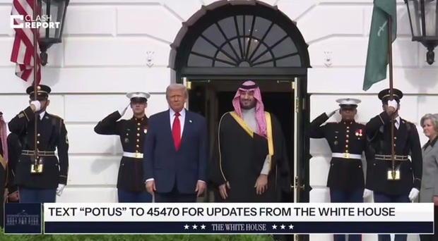 استقبال ترامپ از بن سلمان کاخ سفید/ دیداری با محوریت فروش اف-۳۵ به ریاض + فیلم